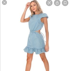 NWT lani the label denim dress size Small